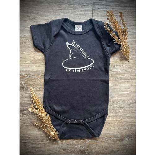 Disturber of the Peace Onesie | Hobbit Onesie | LotR Baby Clothes | Hobbit Party | LotR Party Clothes