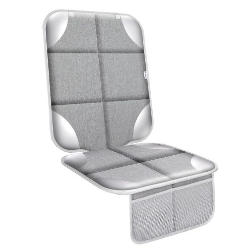 Meolsaek Car Seat Protector, 600d Fabric Waterproof Car Seat Cover with Non-Slip Backing, Under Baby Car Seat from Pressure Marks