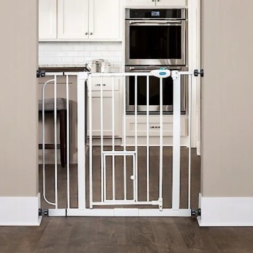 Safety Gate with Pet Door