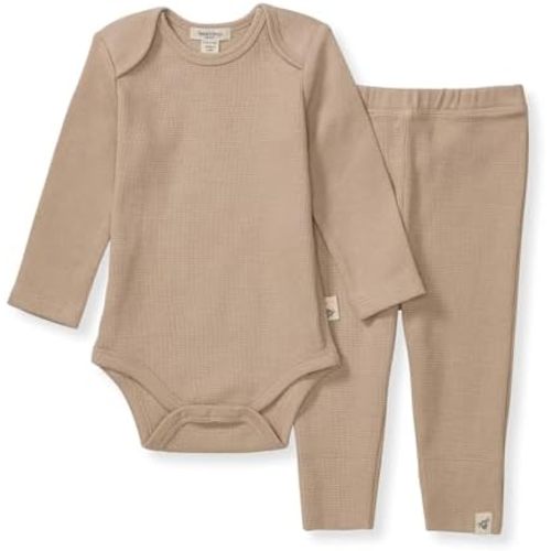 Burt's Bees Baby Unisex Bodysuit and Pant Set, 100% Organic Cotton