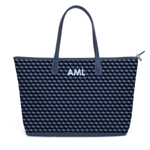 St. Anne Diaper Bag – Printed Monogram – Barrington Gifts