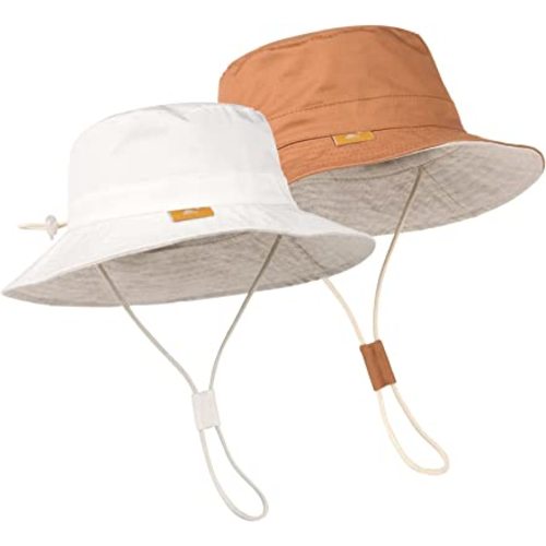 Baby Sun Hat for Boy Girl Toddler Summer Bucket Hat Kids Sun Protection Beach Hat Cotton Baby Hats