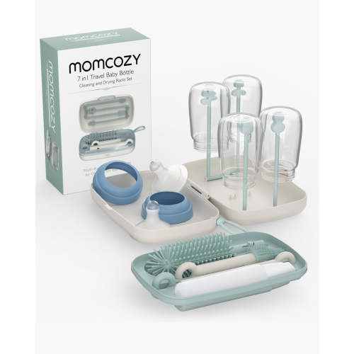 Momcozy Innovative Push-Press Design Bottle Brush Kit