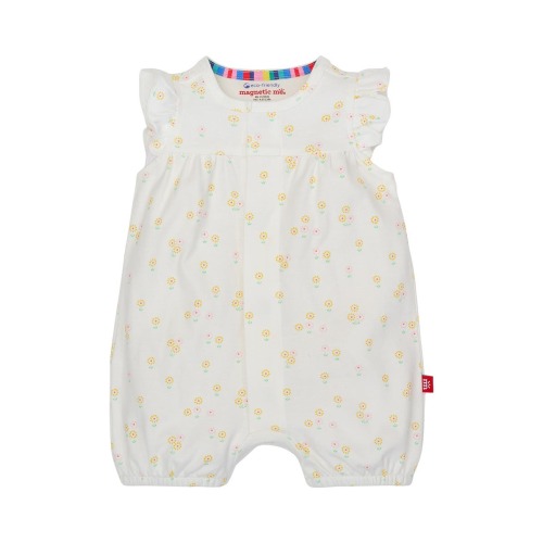 Evangeline Organic Cotton Romper, 0-3M