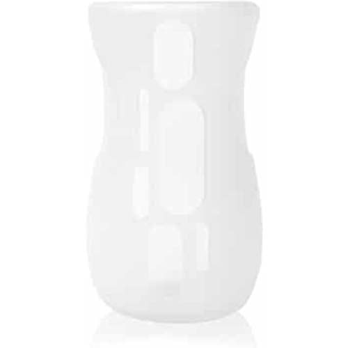 Olababy Silicone Sleeve for Avent Natural Glass Baby Bottles (8 oz, Translucent)