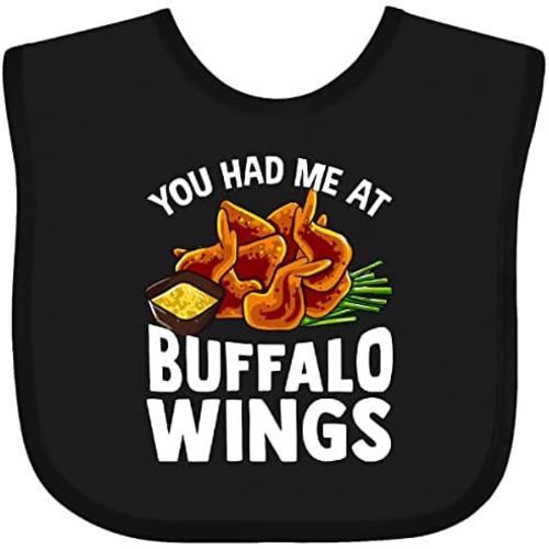 inktastic Buffalo Wings Game Day Snack Baby Bib