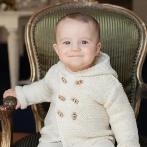 Knitted Baby Jacket - 100% Organic Jackets - NaturaPura