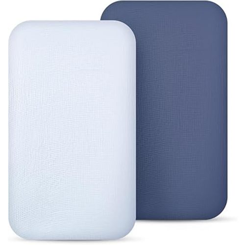 lulumoon Muslin Bassinet Sheets for Baby: Skin-Friendly & Soft Bedside Sleeper Bassinet Fitted Sheets for Boys