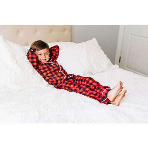 Buffalo Plaid - Button Down PJs – Sugar Bee Clothing