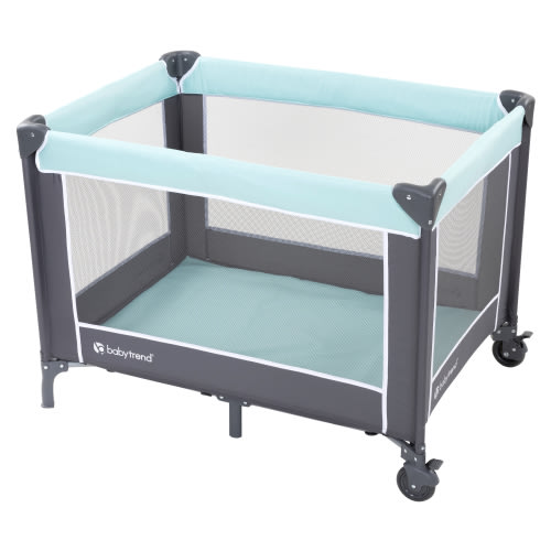 Free Shipping! Baby Trend Portable Nursery Center Playard with Travel Bag - Twinkle Blue, Unisex