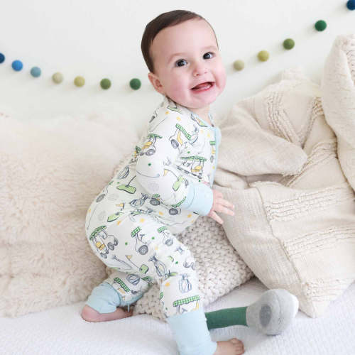 Convertible Zip Rompers for Boys