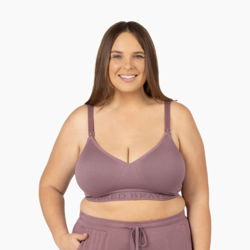 Kindred Bravely Signature Sublime Contour Maternity & Nursing Plunge Bra - Twilight, X-Large Busty