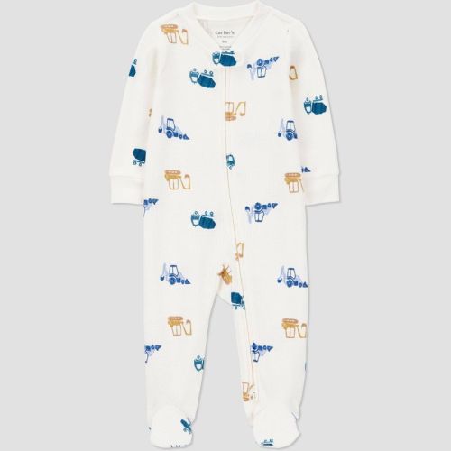 Carter's Just One You® Baby Boys' Cars Printed Sleep N' Play - Cream