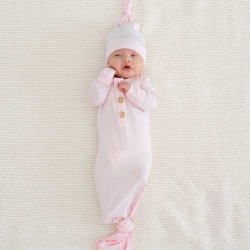Knotted Gown with Hat Set in Sakura