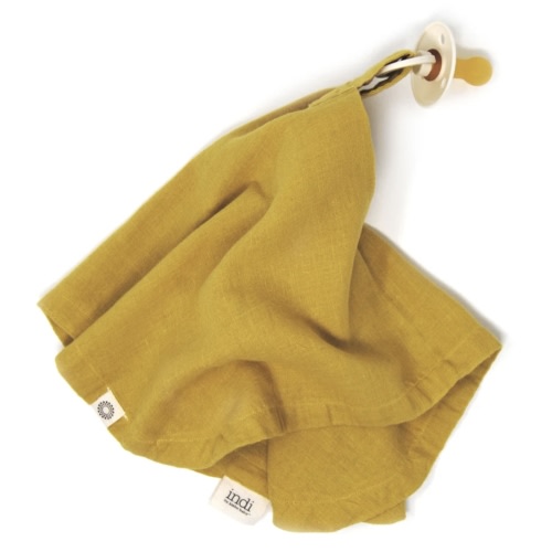Organic Mini Paci Blanket – Kishu Baby (Mustard)