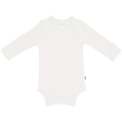 KYTE BABY Soft Bamboo from Rayon Long Sleeve Unisex Bodysuit, 0-24 Months