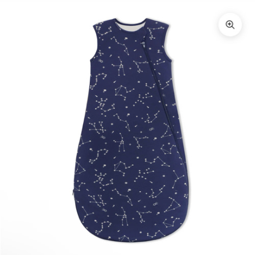 Organic Cotton & Camel Wool Sleeveless Sleep Sack 1.0 TOG - Constellation