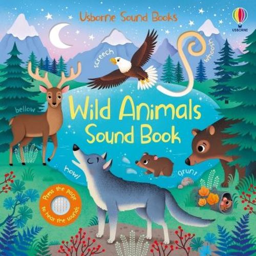 Wild Animals Sound Book - (Sound Books) by Sam Taplin (Board Book)