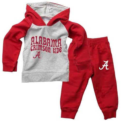 Wes and Willy Infant and Toddler College Pant and Hoodie Set