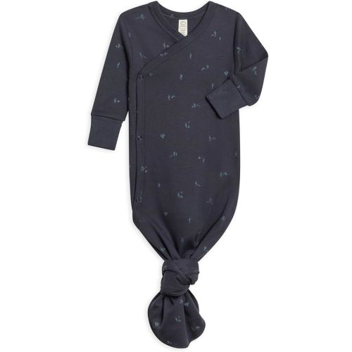 Colored Organics Baby Organic Cotton Knotted Gown - Infant Gown with Mitten Cuffs