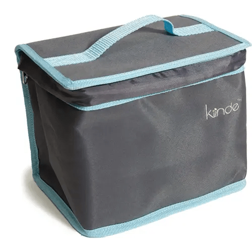 Kiinde Twist Breast Milk Storage Bag and Ice Pack Kit for Breastfeeding Moms - Gray