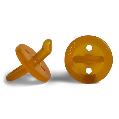 Natural Rubber Soother - ORTHODONTIC Twin Pack (Small or Large) - Go For Zero