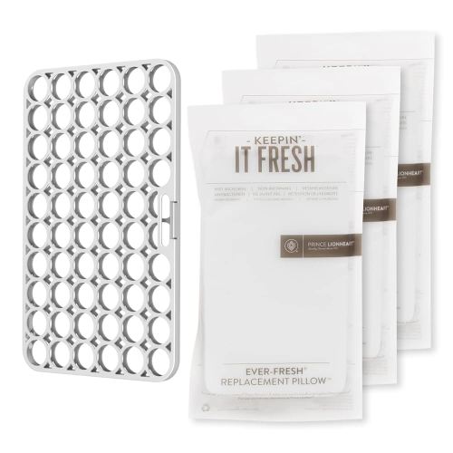 Prince Lionheart Ever-Fresh Wipe Warmer Pillowcase for Ultimate Baby Wipe Warmer, Pillowcase Prevents Discoloration in Baby Wipes - 1x Pillowcase & 3x EverFresh Replacement Pillows