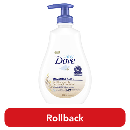 Baby Dove Derma Care Soothing Newborn Body Wash Oatmeal Sensitive Eczema-Prone Skin, 13 oz