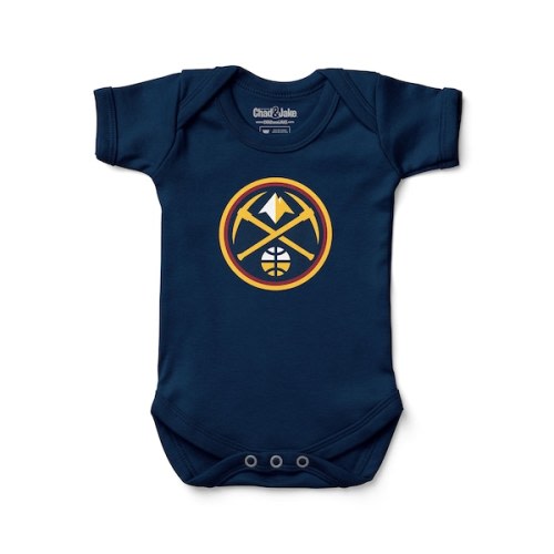 Denver Nuggets Chad & Jake Newborn & Infant Primary Logo Bodysuit - Navy