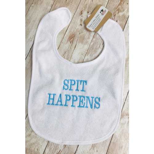 Funny Spit Happens Baby Bib, Newborn Toddler Bibs, Newborn Gifts