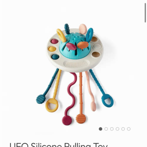 Montessori Toy Silicone UFO Pulling | Moonkie