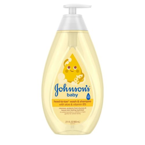 Johnson's Head-To-Toe Gentle Baby Body Wash & Shampoo For Sensitive Skin - 27.1 fl oz