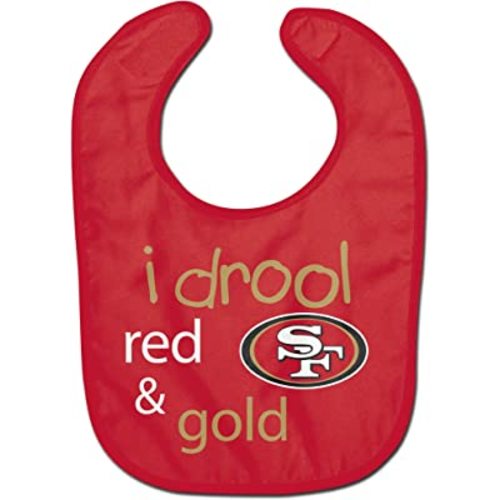 WinCraft NFL San Francisco 49ers WCRA1963624 All Pro Baby Bib