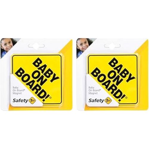Safety 1st Baby On Board Sign Magnet (Pack of 2)