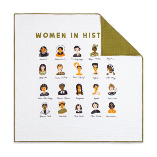 babyletto Women in History Muslin 100% Cotton Quilt | Wayfair