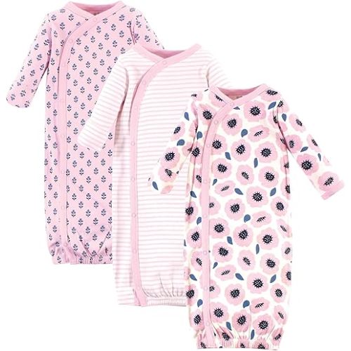 Touched by Nature Baby Girls' Organic Cotton Kimono Gowns