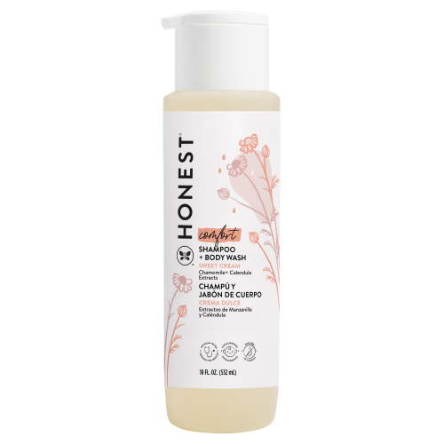 The Honest Company, Shampoo + Body Wash, Sweet Cream, Comfort, 18 Fl. Oz.