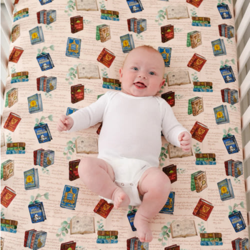 Classic Books Bamboo Crib Sheet