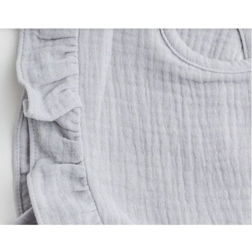 Snug Baby Co | 3pk Organic 100% cotton muslin ruffle bib set