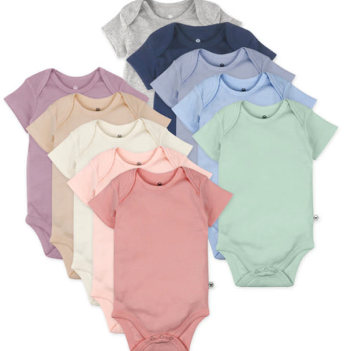 10-Pack Organic Cotton Short Sleeve Bodysuits | Honest Baby Clothing