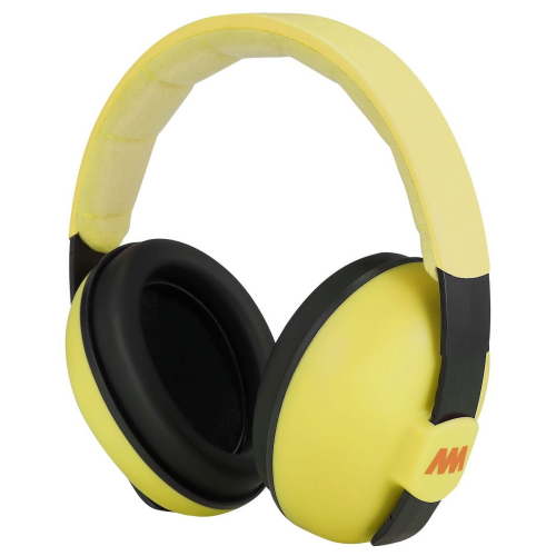 Baby Ear Protection Noise Cancelling Headphones for Babies and Toddlers - Mumba Baby Earmuffs - Ages 3-24+ Months - for Sleeping, Studying, Airplane, Concerts, Movie, Theater, Fireworks,Yellow