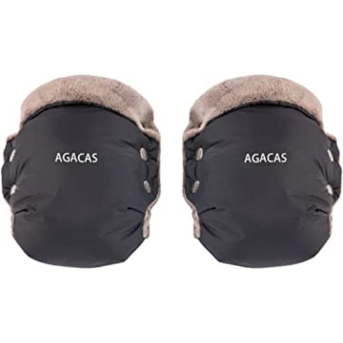 Stroller Footmuff - Universal Winter Thicken Bunting Sleeping Bag, Water Repellent Cover, Shearing Blanket, Fits All Pushchair/Pram/Car Seats with Warm Hand Gloves/Warmmuffs