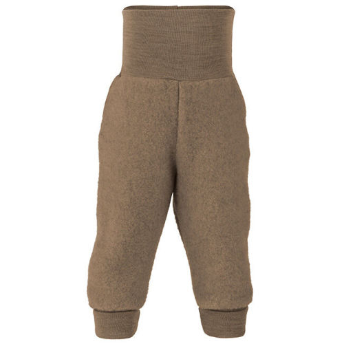 Engel Baby 100% Wool Fleece Pants - Walnut Melange | The Cheshire Horse