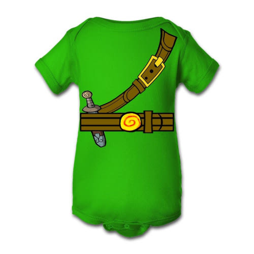 Tee Tee Monster Baby Zelda Link Inspired Onesie - Green