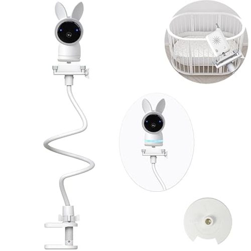 Baby Camera Mount Stand Compatible with BOIFUN/Momcozy/ieGeek/Comfyer-BM01/TECGUUD a Part Baby Monitor Flexible Baby Monitor Holder Shelf Baby Camera Stand More Safety(33.75 inch/Cameras Not Included)