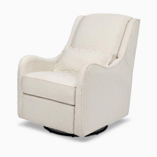 Devon Recliner and Swivel Glider - Ivory Boucle