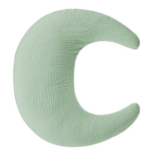 SWESEN Nursing Pillow Cover, Soft Removable Cover for Breastfeeding Pillows, Pillow Slipcover for Baby Boys and Girls, Comfortable & Breathable, Green, Washable (Only Cover)