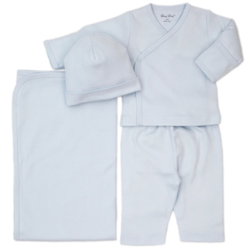 Kissy Pointelle Blue Bundle Set