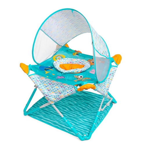 Bright Starts Disney Baby Finding Nemo Pop 'N Jump Foldable Activity Center, Indoor/Outdoor, Unisex, 6 Months+