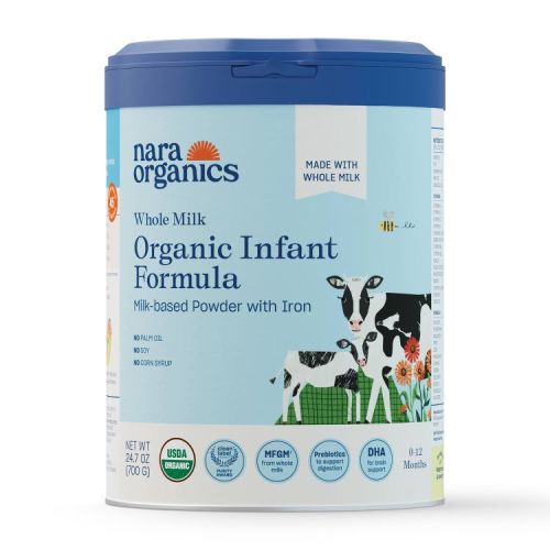 Nara Organics Whole Milk Infant Formula Powder - 24.7oz